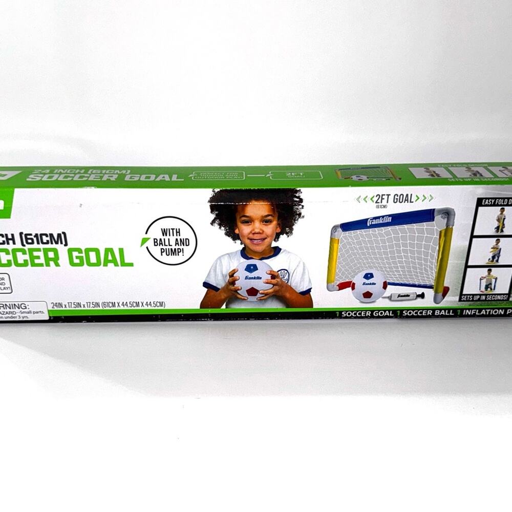 Franklin 24 inch Soccer Goal with ball and pump